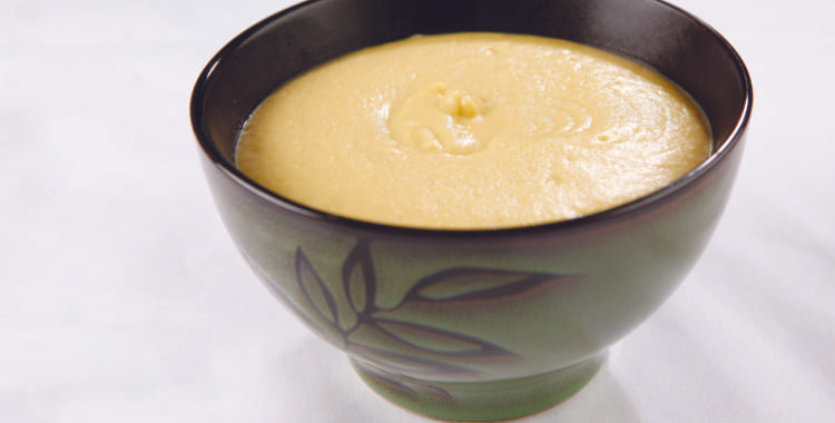 Creamy Sweet Potato & Leek Soup