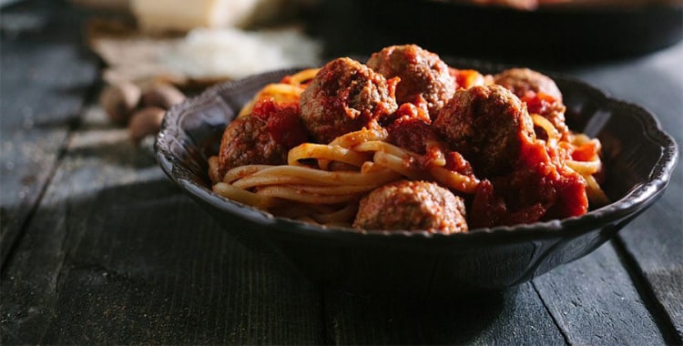 Chef V's manly spaghetti meatballs